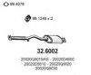 NISSA 20020D5610 Middle Silencer